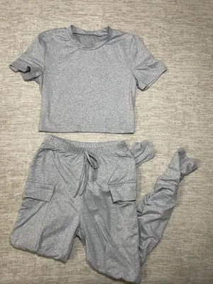 Grey loungewear set thumbnail 1