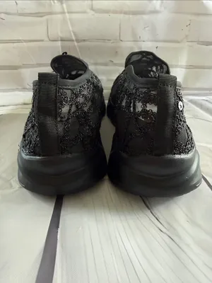 Source Unknown Black Beaded Mesh Slip-On Sneaker thumbnail 6