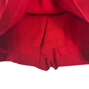 GAP Red Linen Blend Mini Skort Tomato Girl Summer Preppy Resortwear Size Small thumbnail 2