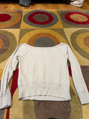 Hollister Co. Y2K Style Off The Shoulder Sweatshirt Size Medium See All Pics thumbnail 7