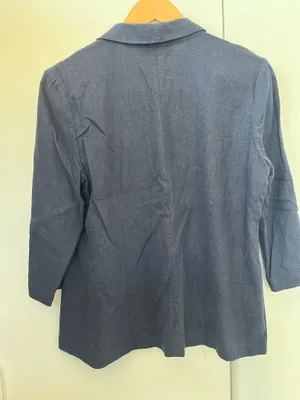 Sag Harbor Navy Three Quarter Sleeve Blazer  thumbnail 4