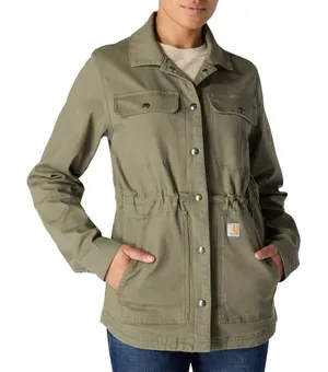 Carhartt Green Tencel Canvas Jacket thumbnail 1