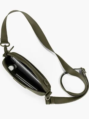 Dagne Dover Mara Neoprene Phone Sling/Crossbody Dark Moss/Olive Excellent Cond. thumbnail 9