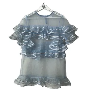 Revolve Wyatt Micro Dress in Vintage Blue thumbnail 4