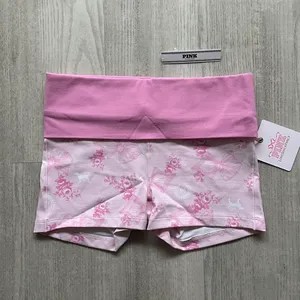 PINK x LoveShackFancy Cotton Foldover Micro Shorts in 🎀BEAUX ICONS🎀 thumbnail 1