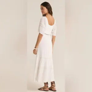 NWT Z SUPPLY White Poppy Midi Dress thumbnail 2