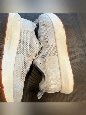 Nobull white unisex running shoes 8 women thumbnail 7
