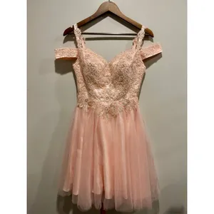 Cinderella Divine Blush Rhinestone Corset Homecoming Dress M thumbnail 2