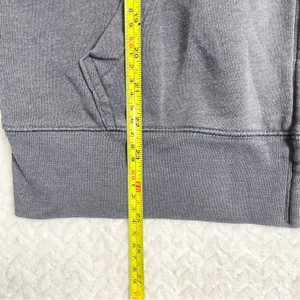 Gap Logo Gray Y2K Zip Up Hoodie‎ Unisex Size Medium thumbnail 6