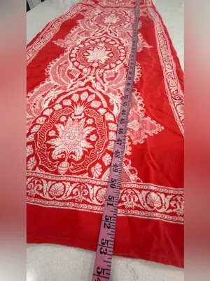 miami Coral Red Printed V-Neck Maxi Dress thumbnail 7