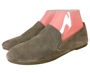 Lucky Brand Taupe Suede Slip On Flats Women's Size 7.5 thumbnail 1