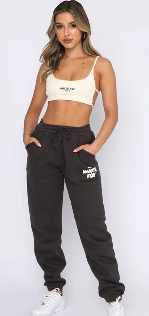 White fox Sweatpants thumbnail 1