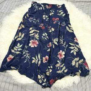 Sag Harbor Blue Floral Skirt thumbnail 1