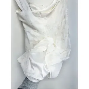 MM Couture by Miss Me White One Shoulder Burnout Polka Dot Mini‎ Dress Size M thumbnail 8