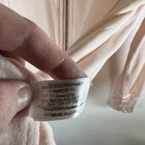 Lemon Vanilla Cream Sherpa Lined Zip Up Hoodie Jacket NWT‎ LL-0012 Pink Large thumbnail 7