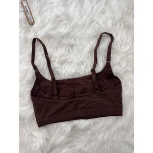 Skims Fits Everybody Maternity Pumping Scoop Bralette Cocoa Size XXS thumbnail 6