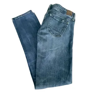 American Eagle Low Rise Distressed Blue Jeans vintage Y2K thumbnail 2