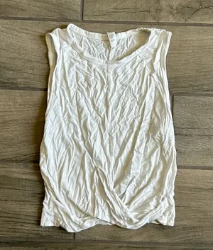 Alo white tank top thumbnail 1