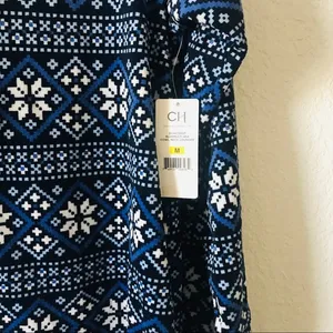 NWT Carole Hochman Lounger blue multi cowl neck size‎ M thumbnail 5