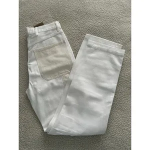 Madewell $128 The Perfect Vintage Straight Jean Two-Tone Women's White/Ivory 26 thumbnail 4