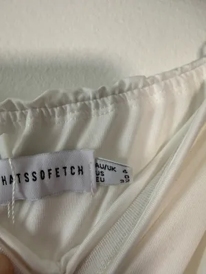 ThatsSoFetch white strapless maxi dress thumbnail 5