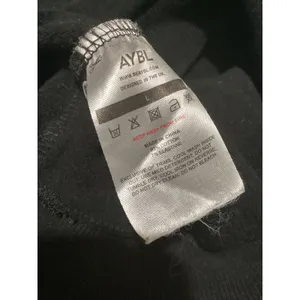 AYBL Black Crewneck Sweatshirt Size L Embroidered Logo Long Sleeve Comfort thumbnail 6