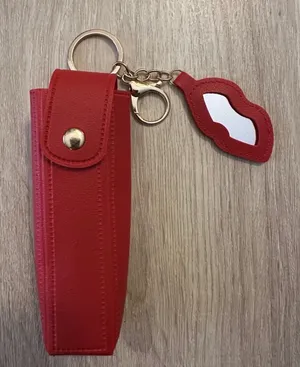 ELF Keychain for lipgloss/makeup with mirror new thumbnail 1