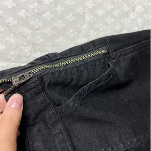 Madewell Black Skinny Raw Hem‎ Overalls thumbnail 4