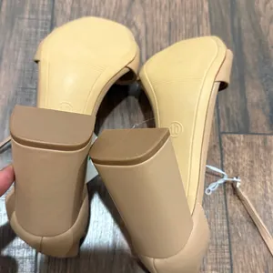 A new day Shelly Heels with Memory Foam Insole tan strappy shoe New thumbnail 5