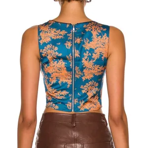 MIAOU | Corset Top in Marmalade Toile size Medium NWT thumbnail 8