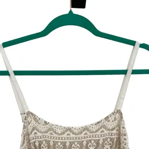 Alice + Olivia Cassia Romper Sleeveless Lace Crochet‎ Zipper White Beige Size 8 thumbnail 4