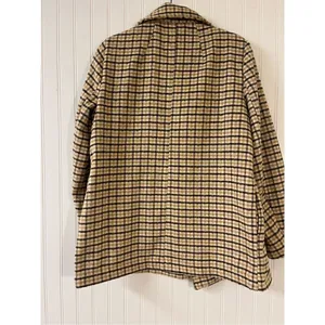 Joie outer wear coat brown plaid medium NWT thumbnail 3