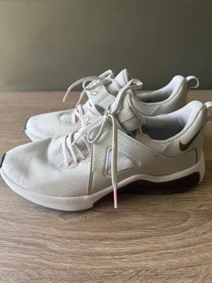 Nike Women’s Airmax Slip-On Sneakers in Ivory with Rose Accents 7.5 Preowned thumbnail 6