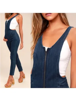 FREE PEOPLE Jax Denim Jumpsuit thumbnail 3