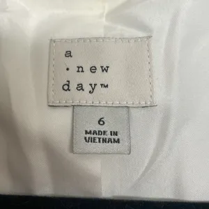 A New Day Blue & white White Linen Pinstripe Blazer thumbnail 5