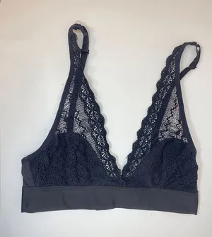 Marilyn Monroe Women’s Half Line Lace Bralette Thick‎ Band Bra Size S thumbnail 1