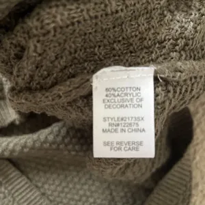 Leti & Me Josey Sweater Basketweave Pullover Olive Green Elbow Patches M thumbnail 5