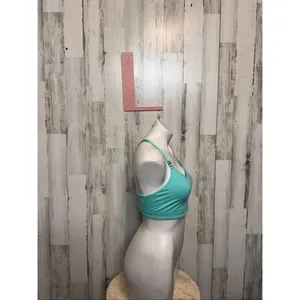 Victoria’s Secret VSX Sport Bra Mint Green Medium Support Racerback Size L thumbnail 3