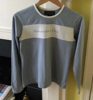 Vintage 90s/y2k Abercrombie Logo Spell Out Tee - Sz Large thumbnail 1