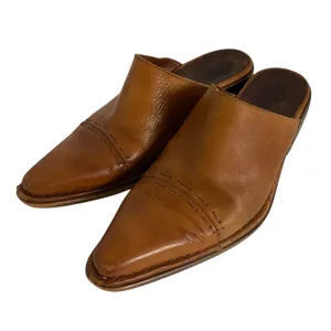PIKOLINOS Slip On Slide Sandals Clogs Women's Size 37 Leather Cognac‎ thumbnail 8