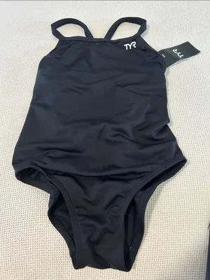 TYR Durafast Elite® Women's Diamondfit Swimsuit - Solid Black, 26(Small), NWT thumbnail 3