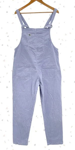Lucy Yak Periwinkle Corduroy Pastel Softgirl Kawaii Spring Overalls Size US 10R thumbnail 1