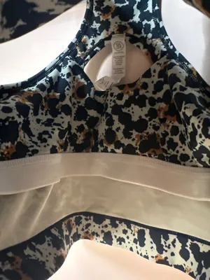Sage XL Camo Print Lightly Lined Racerback Sport Bra Activewear Athleisure gym thumbnail 4