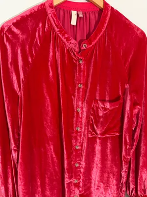 Anthropologie Pilcro Puff Sleeved Blouse thumbnail 4