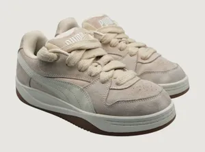 Puma Caven 2.0 Lux SD Sneakers 8.5 Tan Suede Platform Skater 402510-01 thumbnail 1