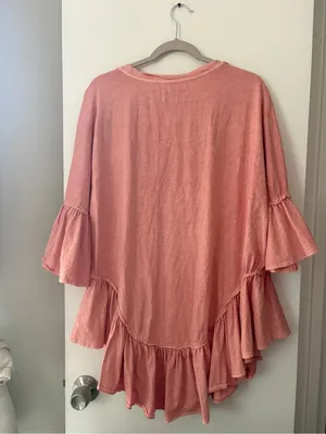 Free People Coral V-Neck Tunic thumbnail 5