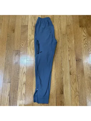 Size S New Balance Women’s Slate Blue Tapered Athletic Jogger Pants Ankle Zip thumbnail 6