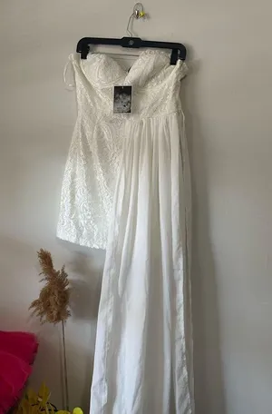Sabo Skirt dress White One Shoulder Dress thumbnail 1