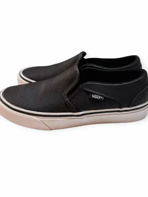 Vans Asher Slip-On Sneaker Women’s Size 7 Black thumbnail 3