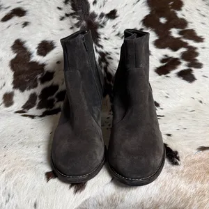 Paul Green Grey Suede Booties‎ Size 5.5 B15 thumbnail 3